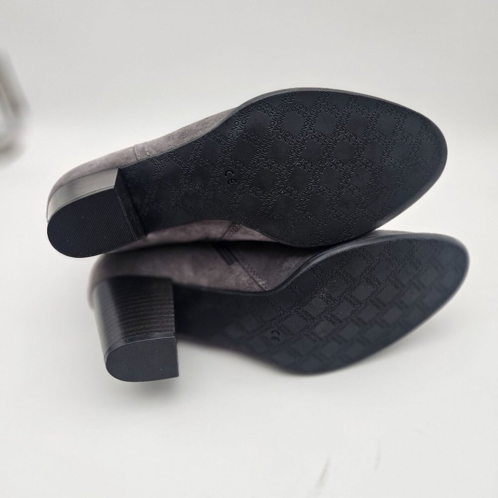 Vionic Jessie Gray Suede Ankle Boot Block Heel Wo… - image 6